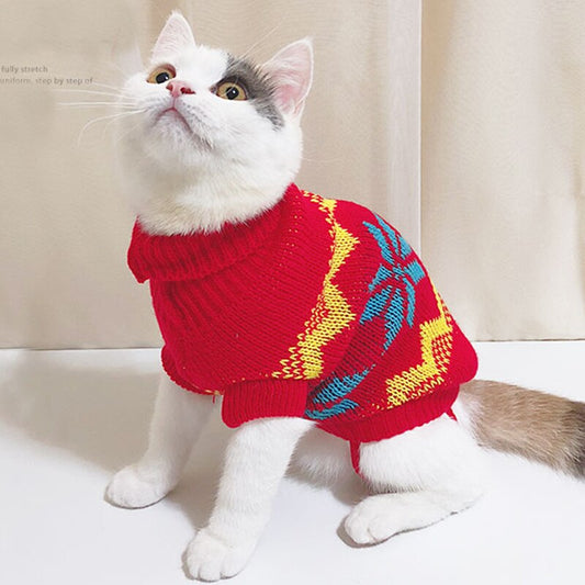 Maglione Adorabile per Gatti – Abbigliamento Invernale Caldo