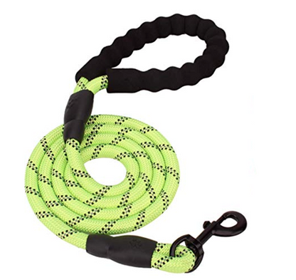 Guinzaglio da 5 Piedi con Maniglia Imbottita e Fili Riflettenti