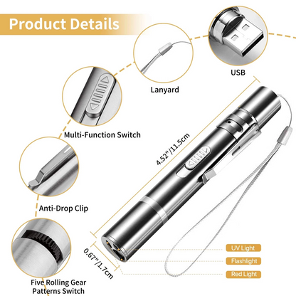 Giocattolo Interattivo per Gatti con Puntatore LED