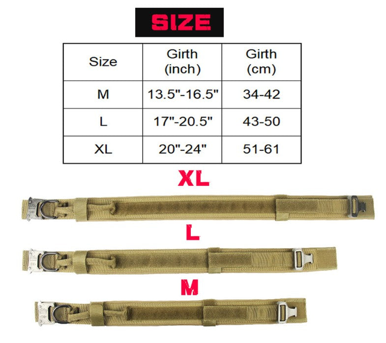 Pettorina Tattica Militare per Cani (Set Completo)